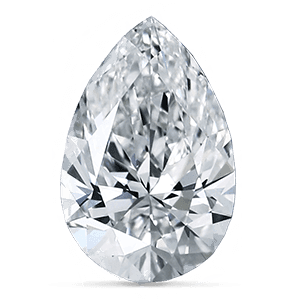 Pear diamond shape